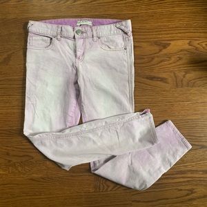 FREE PEOPLE Lilac Wash Skinny Crop Jean US Womens Size 26 EUC